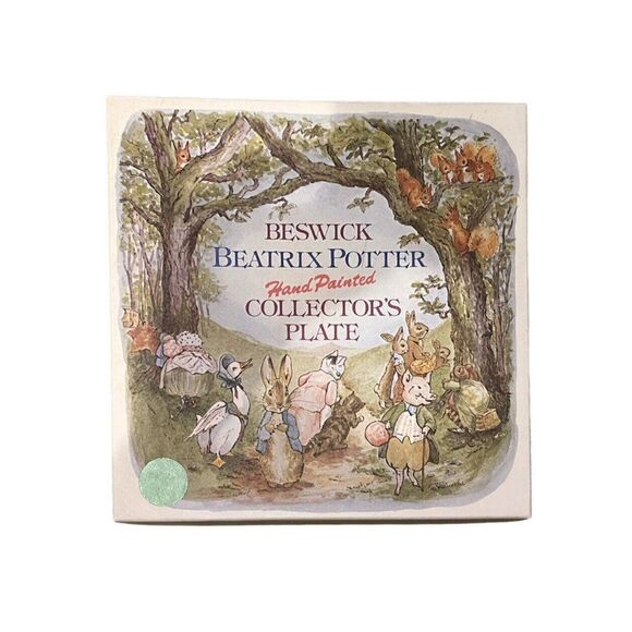 Vintage Beatrix Potter 1981 Third Edition Hand Painted Collector’s Plate - Picture 2 of 12